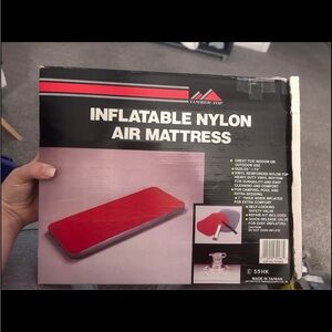 Vintage Timber Top Inflatable Nylon Air Mattress